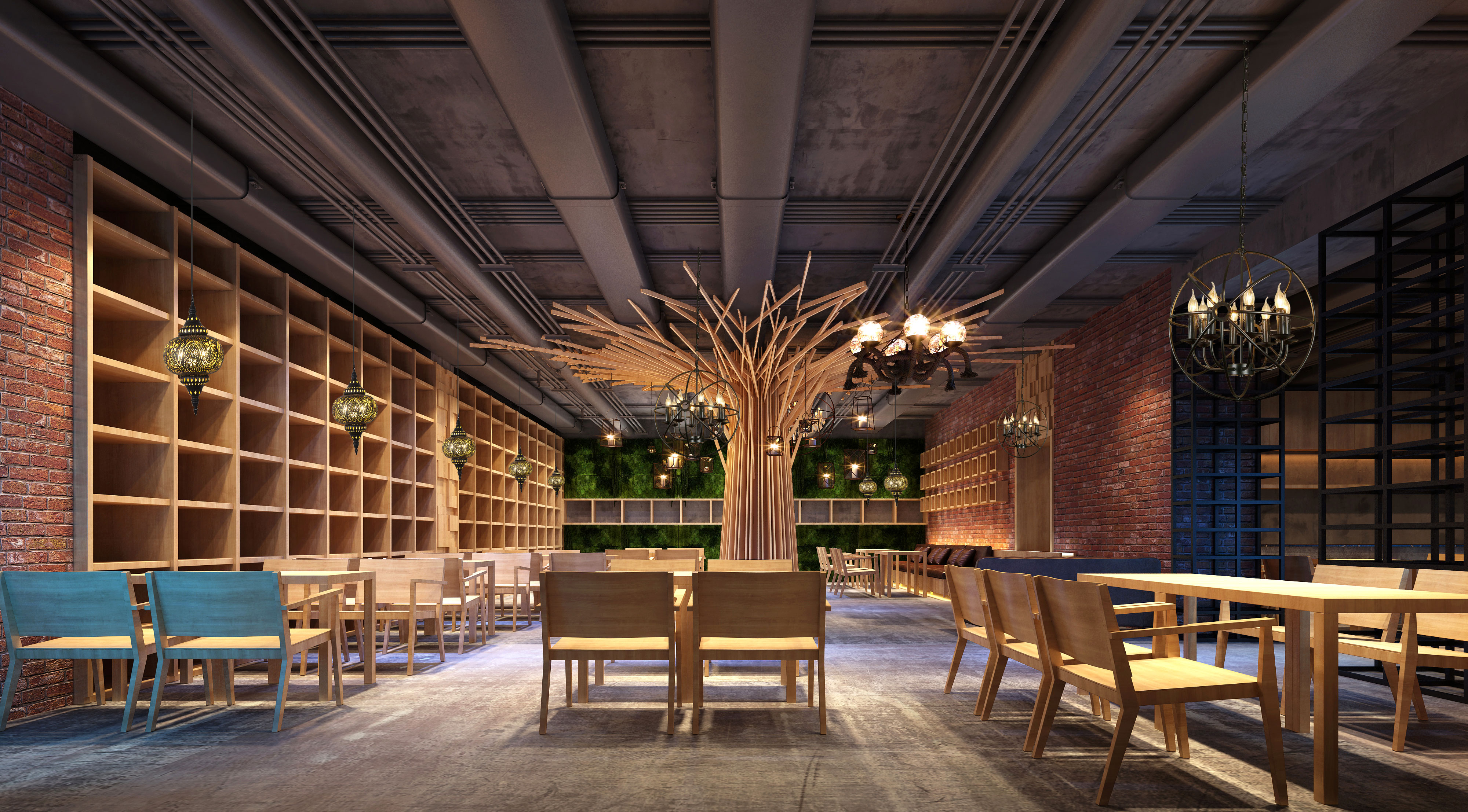 餐饮空间设计方案_域名空间相关-北京林间建筑装饰设计有限公司