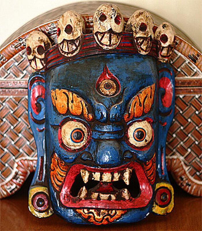 佛教藏族面具设计_特色藏族面具相关-西藏博源建筑工程有限公司