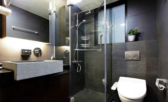 玻璃卫生间设计方案_卫生间设计工程_达州市天然居装饰工程有限公司