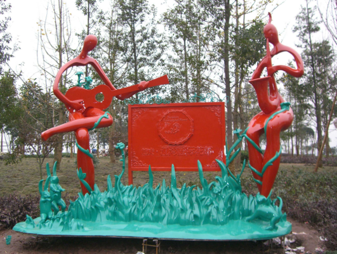 视觉互动雕塑价格_趣味雕塑设计-重庆古堰青铜艺术品有限公司